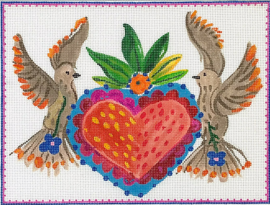 CG-PL-19 Doves with Heart