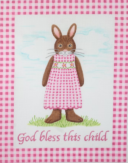KR-PL-02 Girl Bunny "God Bless this Child"