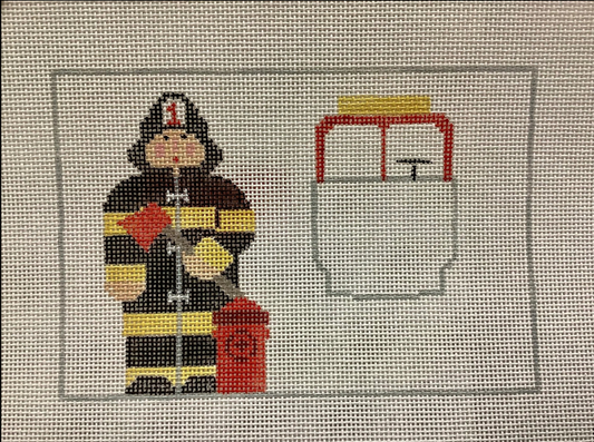 PT159 Fireman Tooth Fairy Pillow