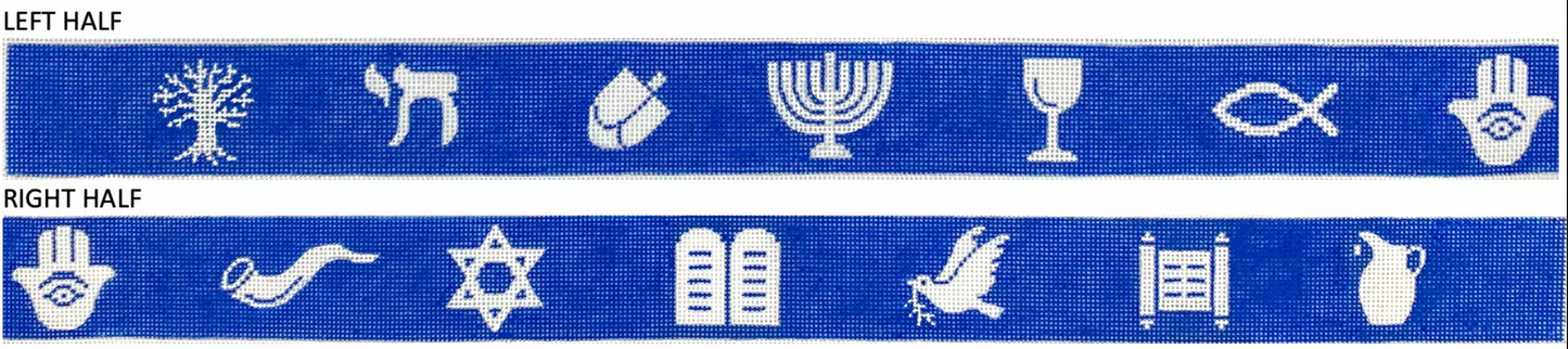 BL-89 Jewish Symbols Belt