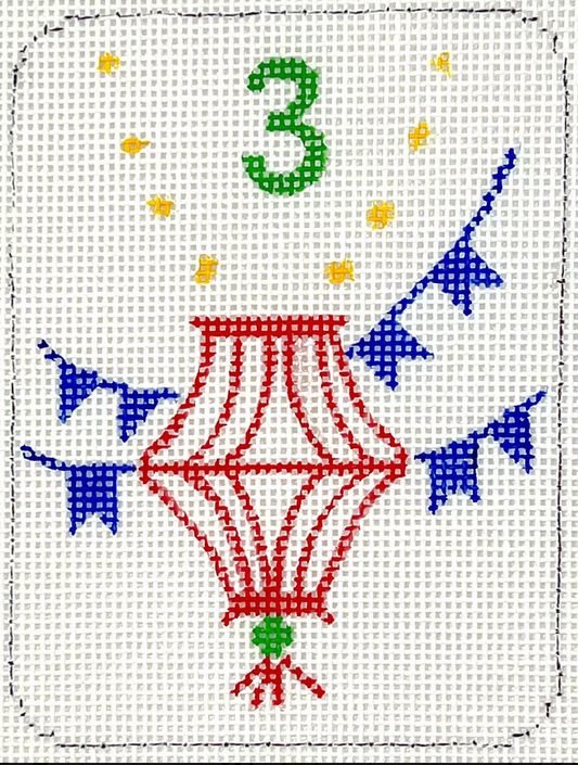 OM-370 Mini Mahjong Tile - Lantern