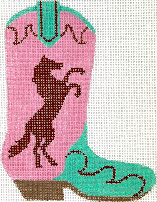 OM-399 Jumping Horse Mini Cowgirl Boot