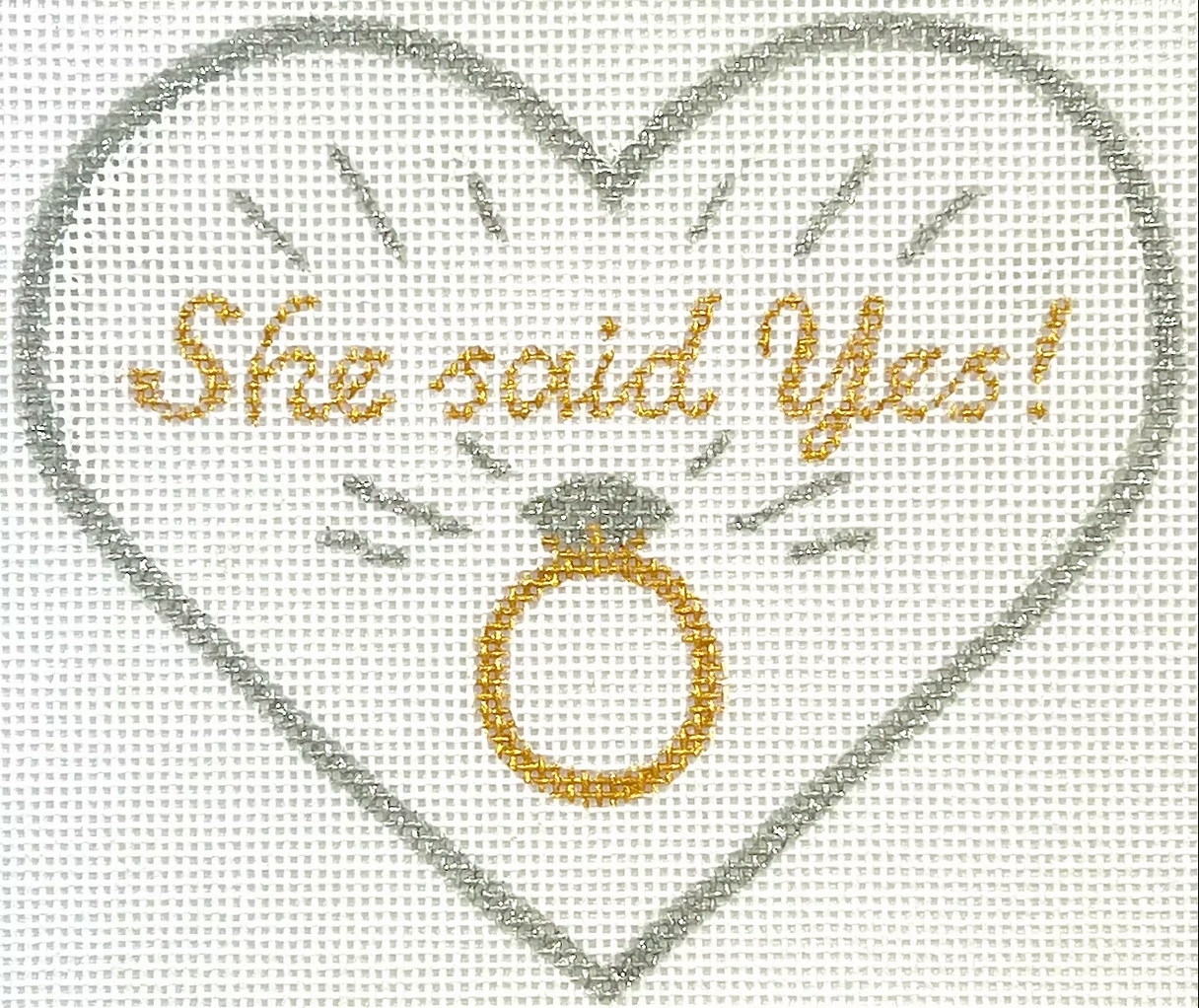 OM-432 "She Said Yes!" Mini Heart