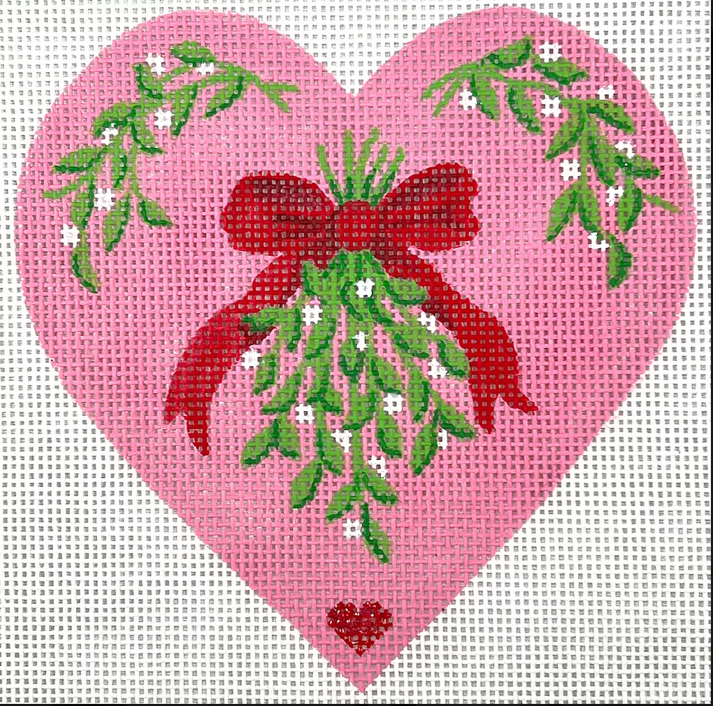 XM-40 Pink Heart with Mistletoe