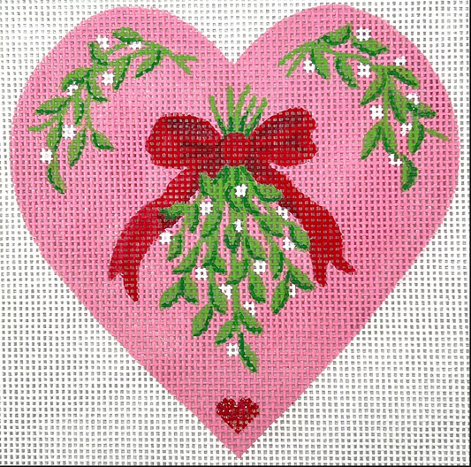 XM-40 Pink Heart with Mistletoe