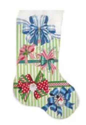 ST-CS-655 Perfect Holiday Bows Stocking
