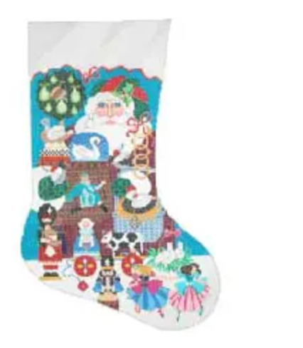 ST-CS-750 Santa's Twelve Days Stocking
