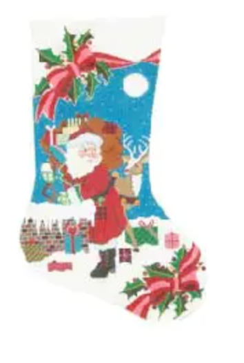 ST-CS-752 Santa's Present Delivery Stocking