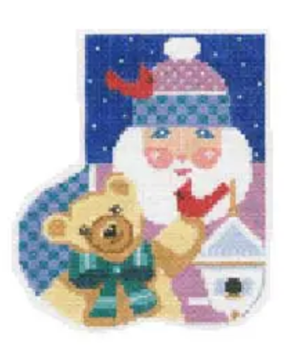 ST-C694 Santa with Bear