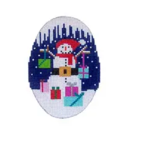 ST-PS03-13 Oval Snowman