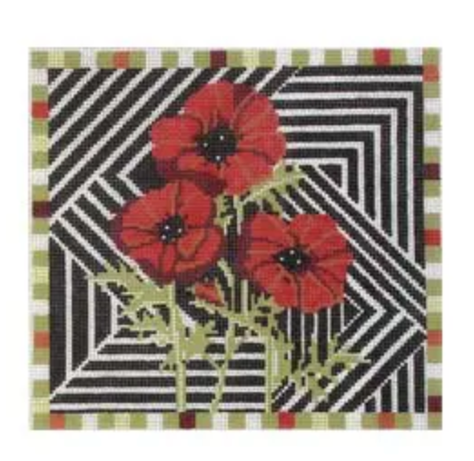 ST-P144 Diagonal Poppies
