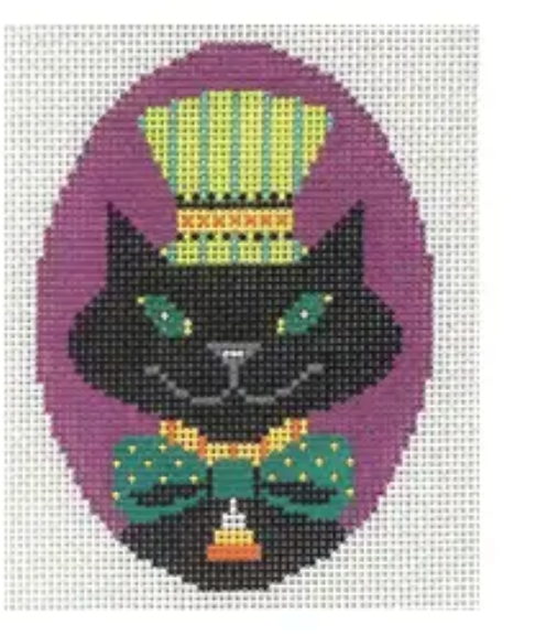 ST-H311 Spooky Cat Oval