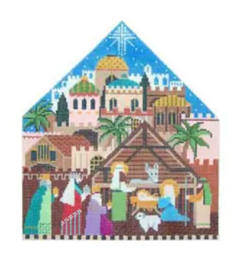 ST-CR88 Oh Silent Night Bethlehem Scene