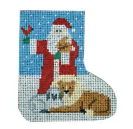 ST-SK09 Santa with Lion and Lamb Mini Skate