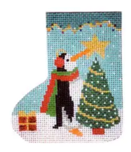 ST-SK40 Tree Decorating Penguin Mini Skate