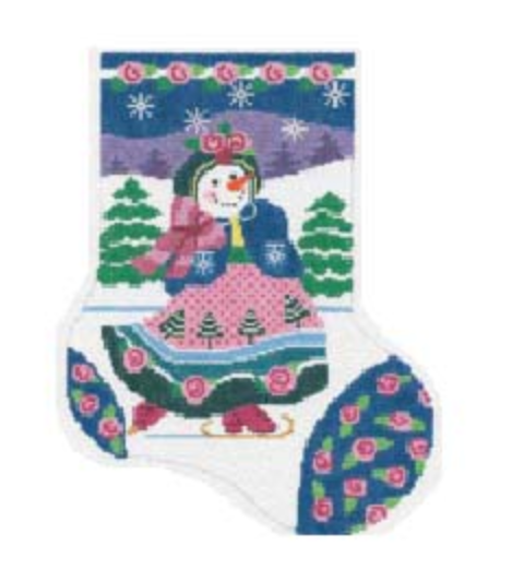 ST-MC11 Skating Snow Girl Stocking
