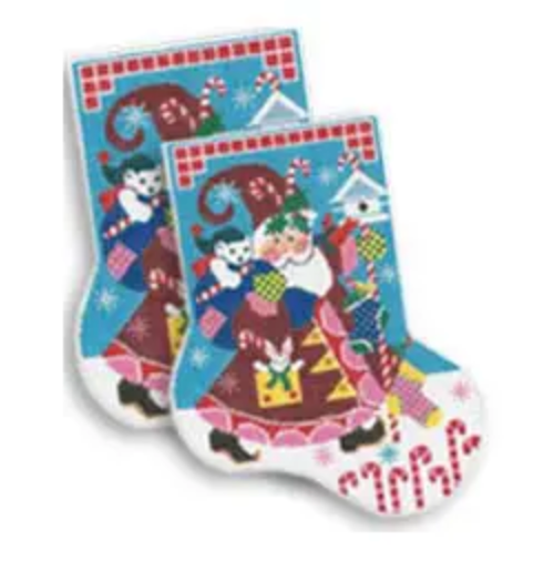 ST-MC12 Elfin Santa Stocking
