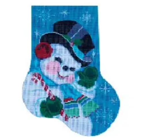 ST-MC22 Retro Snowman Stocking