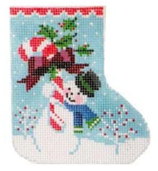 ST-SK93 Candy Cane Snowman Mini Skate