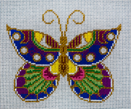 JP-B323 Purple Cloisonne Butterfly