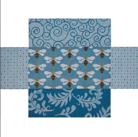 JP-BC033 Blue Patch Brick Cover