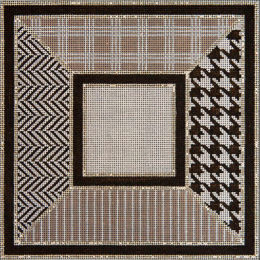 JP-TB096 Sm. Brown/Black and Tallis Bag