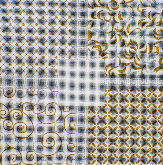 JP-TB201 Small Gold/Silver Tallis Bag