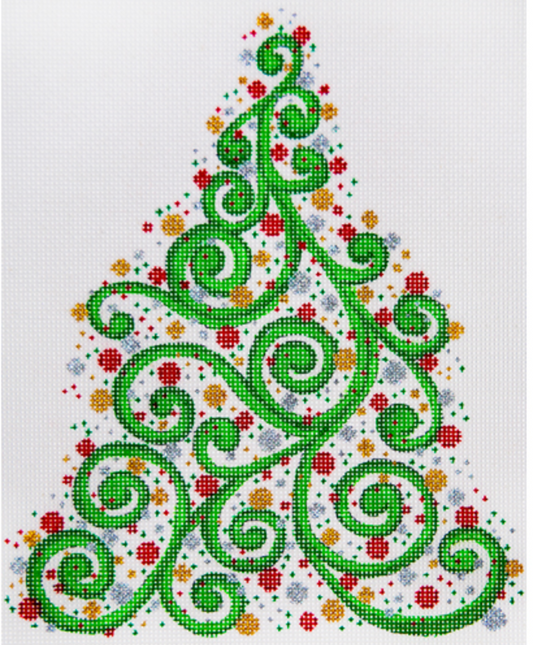 JP-X045 Swirly Christmas Tree