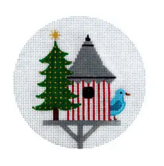 JP-X114 Red Striped Birdhouse