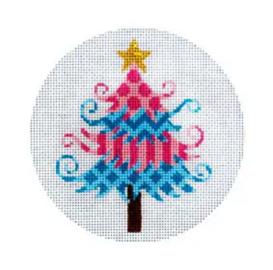 JP-X128 Pink and Blue Christmas Tree