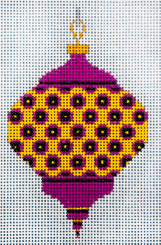 JP-X305-101 Magenta and Yellow Ornament