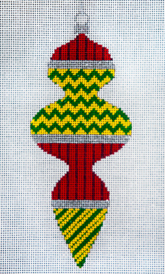 JP-X305-2 Red, Yellow and Green Ornament