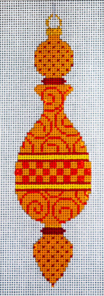 JP-X305-6 Orange and Red Ornament