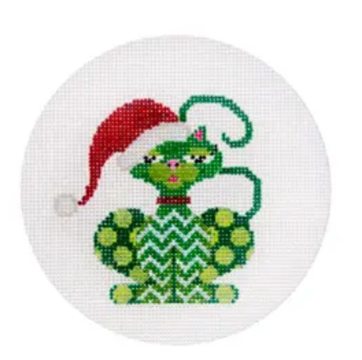 JP-X351 Green Cat Ornament