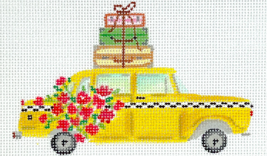 LB-OM-01 NYC Cab with Suitcases