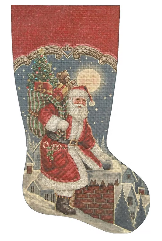 TTAXS427 Santa Sneaks in Stocking