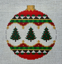 7229-13 Trees 4.5" Round