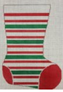 ASIT097XXL Red/Green/White Stripe Stocking