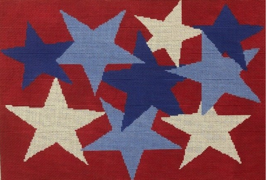 ASIT362 Stars with Red Background