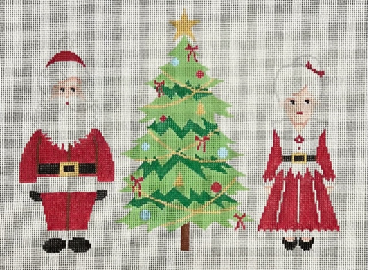 ASIT387 Mr. and Mrs. Claus and Tree