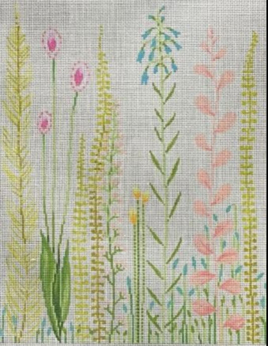 ASIT473 Pink Tall Flowers