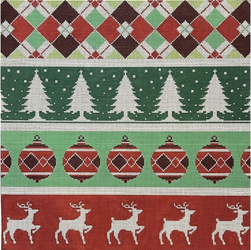 ASIT494 Red Christmas Pattern