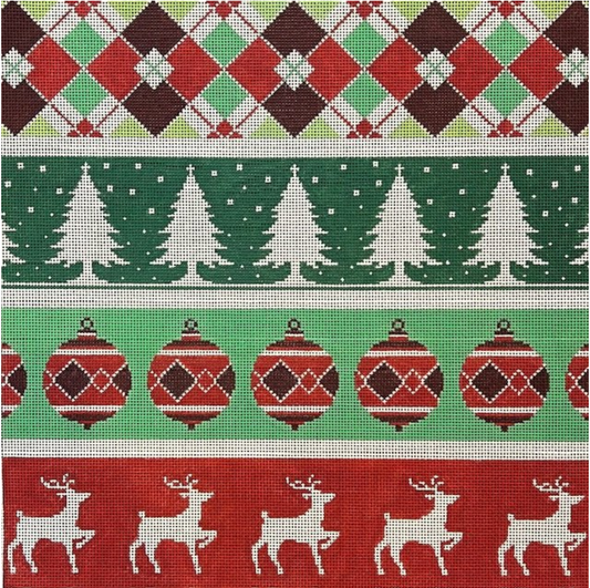 ASIT494 Red Christmas Pattern