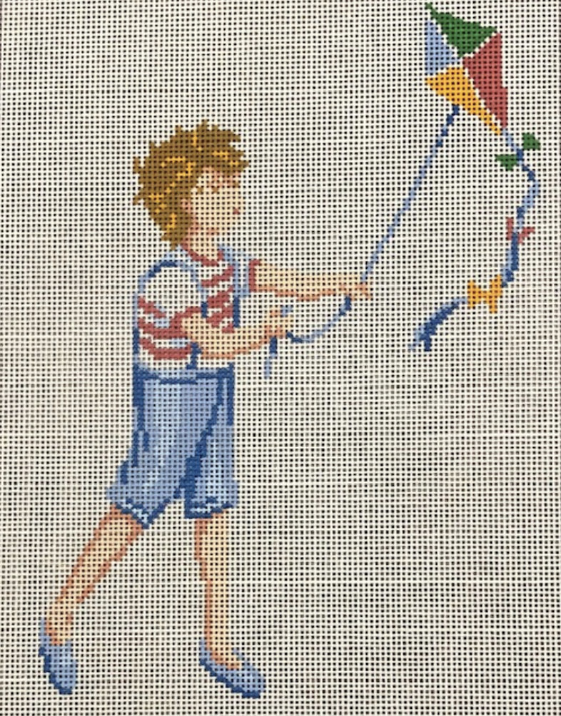 ASIT417 Boy with Kite