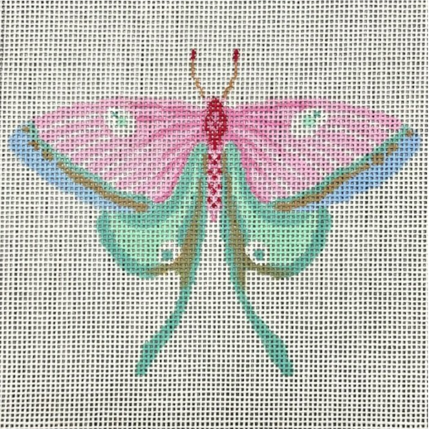 ASIT555 Pink and Blue Butterfly