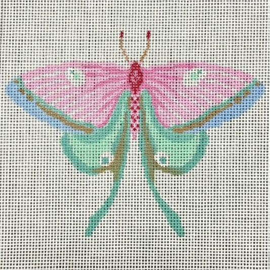 ASIT555 Pink and Blue Butterfly