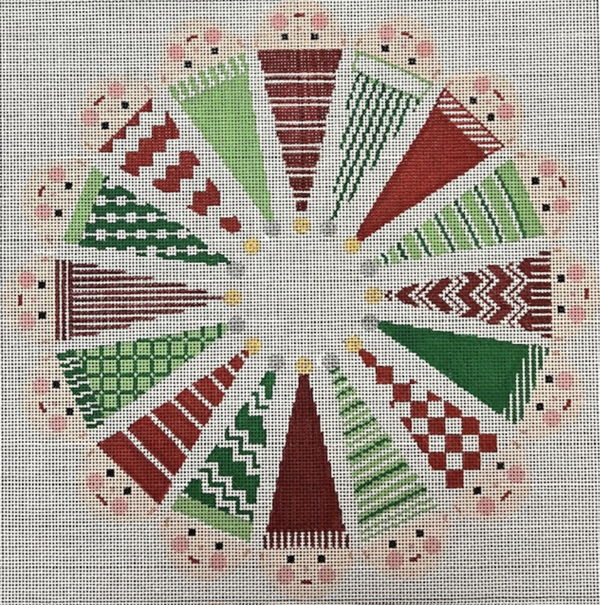 ASIT525-13 Circle Elves on 13 mesh