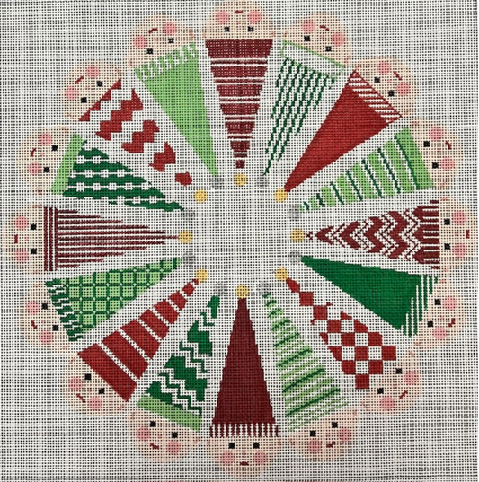 ASIT525-13 Circle Elves on 13 mesh