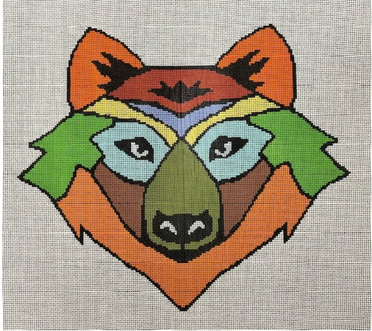 ASIT536 Colorful Wolf