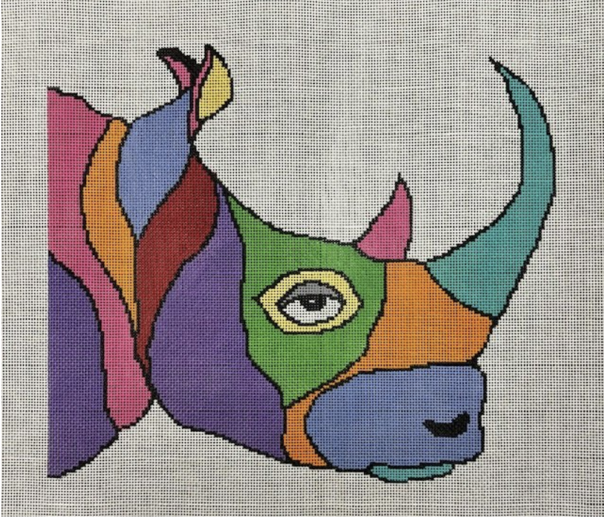 ASIT539 Colorful Rhino